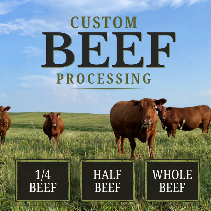 Custom Beef Processing, Grass-Fed & Dry-Aged
