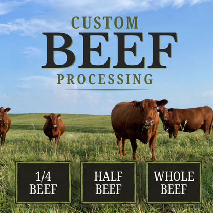 Custom Beef Processing, Grass-Fed & Dry-Aged