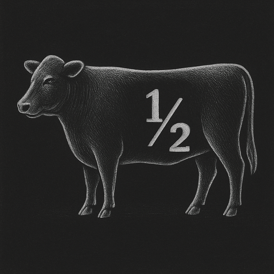 Half Beef Share, Grass-Fed & Dry-Aged – Crossroads Beef
