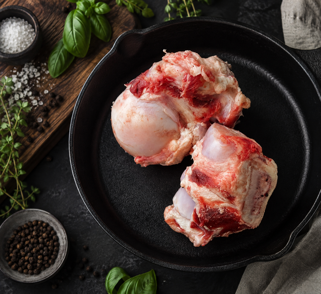 Knuckle Bones, Grass-Fed and Dry Aged